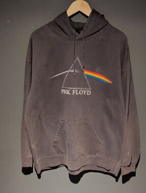 Vintage 2005 Pink Floyd Dark Side Prism Hoodie Black